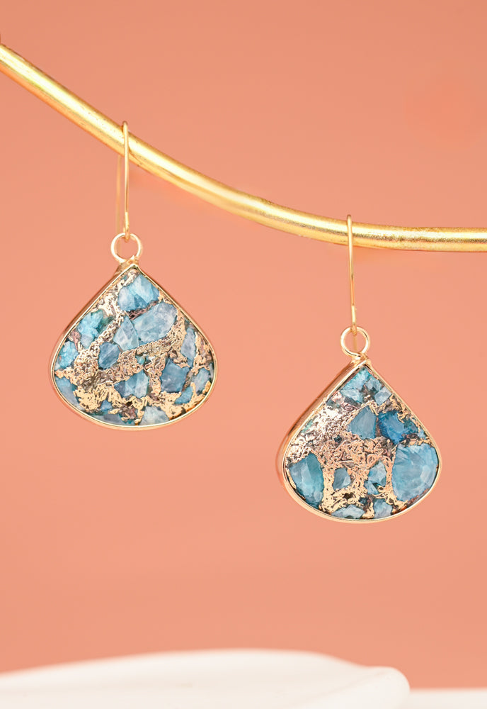 Emperor Stone Blossom Earrings