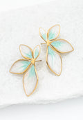 Flourish Mint Leaf Earrings