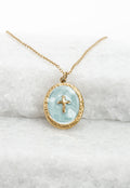 Shine Bright Cross Pendant in Mint